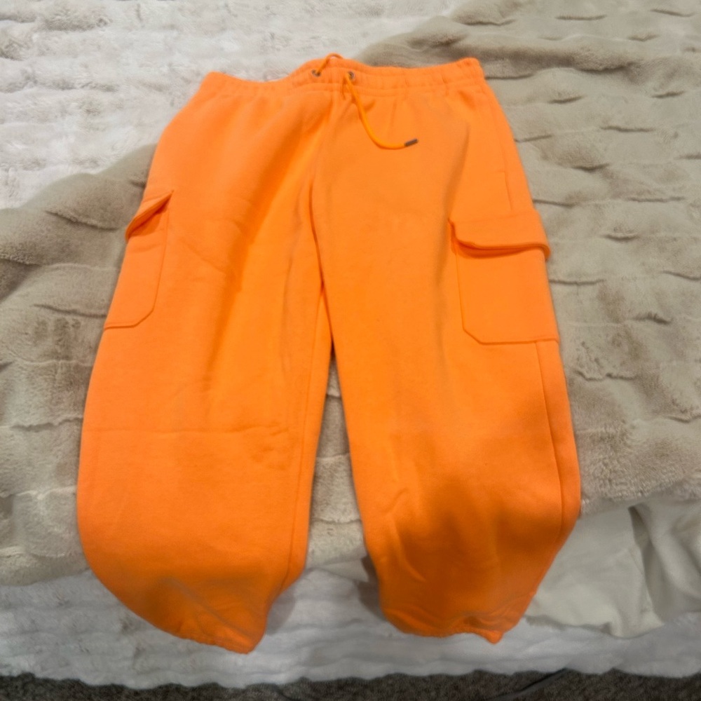 LG Under Armor Bright Orange Joggers